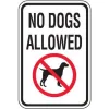 no dogs allowed sign